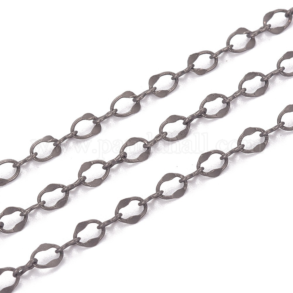 Wholesale Brass Dapped Cable Chains