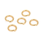 304 Stainless Steel Jump Ring, Open Jump Rings, Golden, 13.3x2mm, 12 Gauge, Inner Diameter: 9.2mm