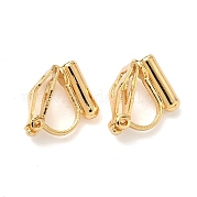 Латунные серьги с клипсами KK-A281-30G