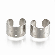 304 Stainless Steel Cuff Earrings STAS-S078-19
