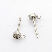 Серьги-гвоздики из нержавеющей стали 304 STAS-N036-01