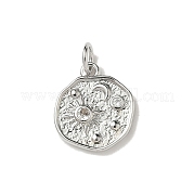 Латунные микро проложить кубического циркония подвески KK-I276-53P