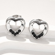 Серьги-гвоздики из нержавеющей стали 304 EJEW-F361-04P