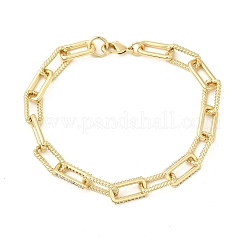 Браслеты из латунной цепочки для женщин BJEW-H630-06G