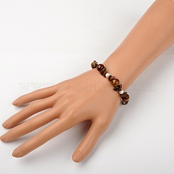 Браслет тигровый глаз&nbsp;BJEW-JB01391-05