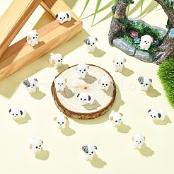 ミニチュア装飾品  犬  マイクロランドスケープホームドールハウスアクセサリー  小道具の装飾のふりをする  ミックスカラー  14.5~18.5x10~18x14.5~19mm  60個/セット&nbsp;DJEW-CJZ0001-009