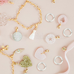 2 шт. 925 кольца-пружины из стерлингового серебра с родиевым покрытием STER-GO0001-14