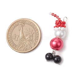 Pendentifs en perles de verre sur le thème de Noël&nbsp;PALLOY-MZ00818-01