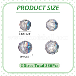 4 нить 2 стилей гальванические стеклянные бусины нити&nbsp;EGLA-WR0001-10