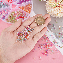 60 г 6 цвета 6/0 бисера&nbsp;GLAA-PH0003-68D