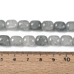 Выпечки нарисованные потрескивание стеклянные бусины пряди&nbsp;DGLA-N019-01B-03