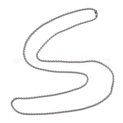 Ожерелья из шариковой цепи из нержавеющей стали 304&nbsp;LS-CHS-O005-B-1.5mm