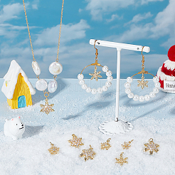 12шт 6 стиля латунные микропаве прозрачные кубические подвески из циркония KK-PH0012-24