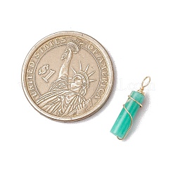 Подвески из окрашенной синтетической императорской колонны из медной проволоки&nbsp;PALLOY-JF03489