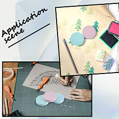 10шт. резиновые штампы 5-х цветов AJEW-CP0008-30