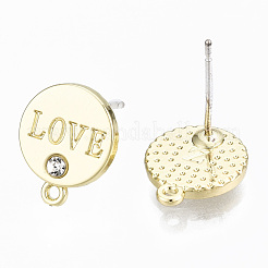 Сплав серьги выводы PALLOY-T064-67LG-RS