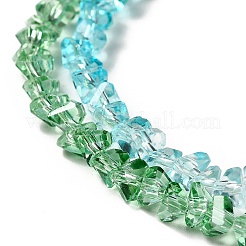 Chapelets de perles en verre transparent&nbsp;GLAA-H023-02G
