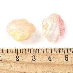 Двухцветные прозрачные акриловые бусины&nbsp;OACR-D304-01A