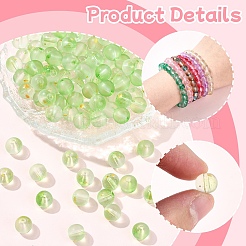 100 шт. матовые стеклянные бусины&nbsp;DGLA-YW0001-36H