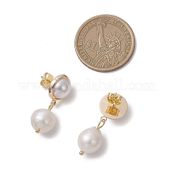 Латунные болтающиеся серьги&nbsp;EJEW-JE06886