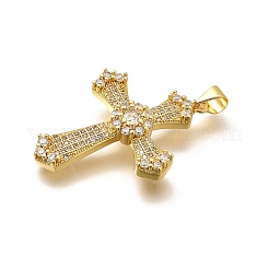 Стойки обшивки латунь микро проложить Циркон подвеску&nbsp;KK-L226-005G-10