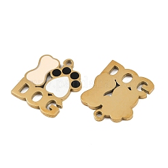 Подвески из нержавеющей стали 304 с эмалью&nbsp;STAS-C137-01B-G