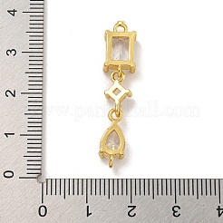 Подвески-подвески с покрытием из латуни&nbsp;KK-C074-20G