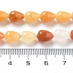 Hilos de cuentas de jade tope natural&nbsp;G-B106-A27-01