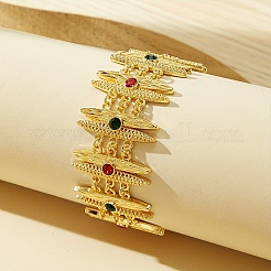 Браслеты-цепочки из сплава с микропаве из кубических цирконий для женщин&nbsp;AN7540