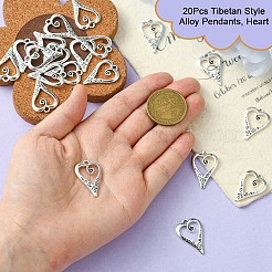 Сплавочные подвески тибетского стиля TIBEP-YW0001-74