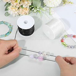 2 рулон 2-х цветной круглой кристаллической эластичной нити EW-PA0001-01B