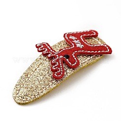 Рождественский олень блестящая ткань Гретель с заколками для волос из искусственной кожи&nbsp;LS-PHAR-G006-03P