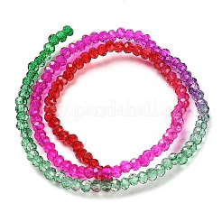 Прозрачные окрашенные стеклянные бусины&nbsp;LS-DGLA-A034-T2mm-A24