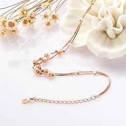 925 серебряный браслет на ногу JA64A