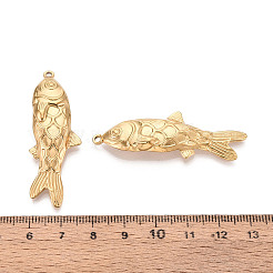 Подвески в виде рыбок из нержавеющей стали 304&nbsp;STAS-T069-15G