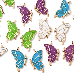 8 пара двухцветных эмалевых подвесок из сплава ENAM-FS0002-49