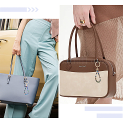 24шт брелок из полиэстера 12 цветов&nbsp;KEYC-SP0001-34