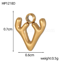 Подвески из нержавеющей стали 304&nbsp;STAS-OY007-18G
