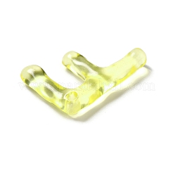 Подвески с алфавитом из прозрачной смолы&nbsp;LS-RESI-C028-02F