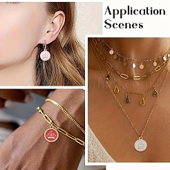 24шт 6 цвета сплава эмалевые подвески&nbsp;FIND-YW0011-55