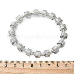 304 Edelstahl Stretch-Armreifen für Damen&nbsp;LS-BJEW-P315-02H-P