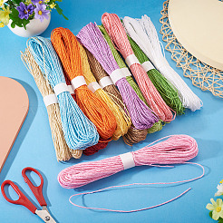 12 пачка 12-х цветного витого бумажного шнура DIY-TA0013-29