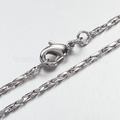 Collares de cadena de latón&nbsp;MAK-F013-01P