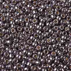 TOHOラウンドシードビーズ  日本製シードビーズ  （pf568)パーマフィニッシュライトアメジストメタリック  8/0  3mm  穴：1mm  約10000個/ポンド&nbsp;SEED-TR08-PF0568