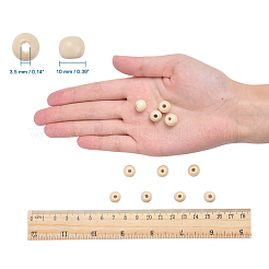 Природных шарики древесины&nbsp;X-TB10mmY-8