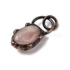 Природного розового кварца подвески&nbsp;G-B149-08R-02