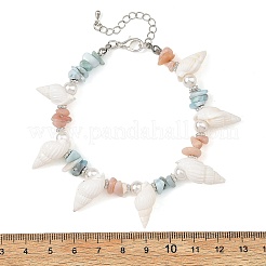 Braccialetti boho da donna con conchiglie naturali&nbsp;BJEW-JB14506