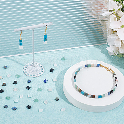 80шт 8 стиля натуральных и синтетических бусин из смешанных драгоценных камней G-UN0001-34