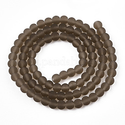 Прозрачные стеклянные бусины&nbsp;GLAA-T032-T4mm-MD02