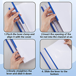 10 коробка 2-х цветных пластиковых папок&nbsp;AJEW-CP0008-83